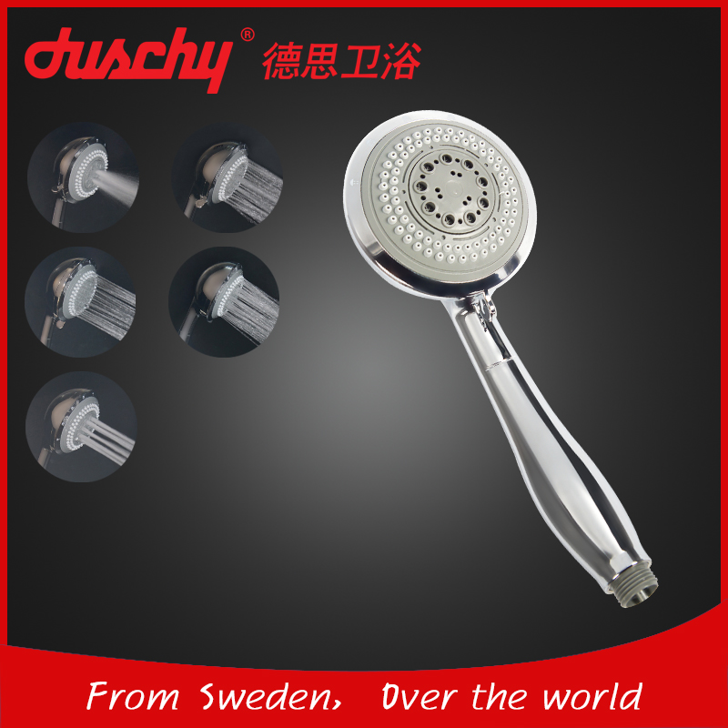5 function chrome massage hand shower