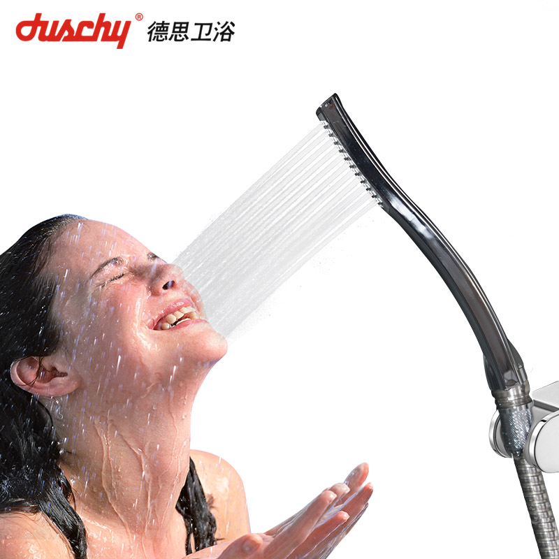single water jet chrome rainfall shower head